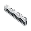 Kép 1/7 - Gyűjtősín tartó 3p. 12-30 x 5-10mm-hez store 185mm -25-70C - 60mm sínrendszer