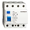Kép 1/7 - Fi relé 4P 25A 30mA (AC) AMPARO 4 MOD.