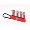 Kép 3/3 - Milwaukee Shockwave IMPACT DUTY bithegy készlet 10db-os, karabineres