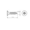 Kép 2/2 - forgacslapcsavar_meret_5_x_70_mm_pz