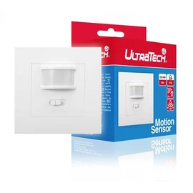 UT-MS115WH ● Süllyesztett mozgásérzékelő, beltéri felhasználásra, 160° 9m IP20