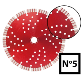 ABRABORO Gyémánt vágótárcsa szegmentált N°5 115x22,23mm