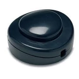 FAMATEL Taposó kapcsoló kerek fekete