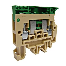 Biztosítós sorkapocs, 6mm², (F5x20), típus SFR4, bézs