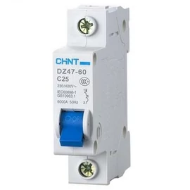 CHINT Kismegszakító - Circut breaker 4,5kA 1P C karakterisztika 50A DZ47-60 982104