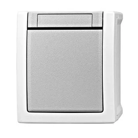 Falon kívüli váltókapcsoló, rugós csatlakozás, IP54