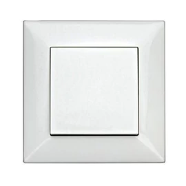 Nyomógomb készlet, rugós csatlakozás, fehér