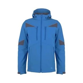 TOP NOVA softshell munkakabát, 94% poliészter, 6% elasztán, állítható mandzsetta - kék