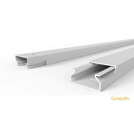 CanaLUX műanyag kábelcsatorna 20 x 10 mm fehér 2m/szál
