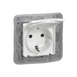 Niloé Dugalj (2P+F) Gyermekvédős IP44 Fehér