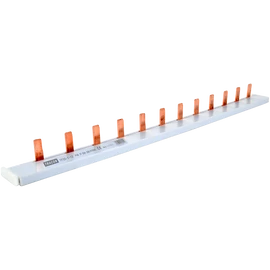 Tracon soroló sín - csapos kivitelű max.63A, 230/400VAC, 1P, 12 modul, 215mm