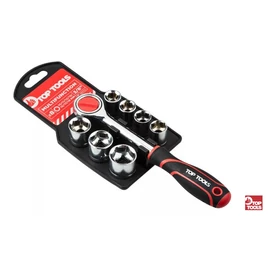 Racsnis dugókulcs készlet 8 részes 10-19 mm 3/8" TOP TOOLS
