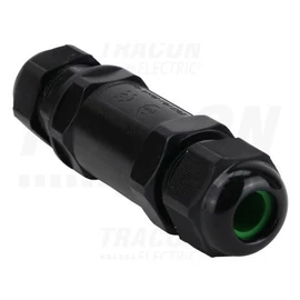 Tömítőszelencés kábeltoldó 0.5-4 mm2, IP68, PC+PA6.6, 5P, 450VAC, 24A