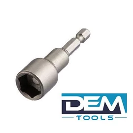 Mágneses behajtó hatlapfejű csavarhoz CrV 6x65mm