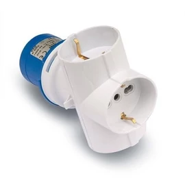 Ipari-háztartási átalakító 16A/250V IP40 1 IP be - 3 HT ki