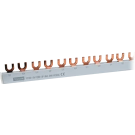 TRACON Soroló sín - villás kivitelű max.63A, 230/400VAC, 2P, 56modul, 1m TFSS-2V