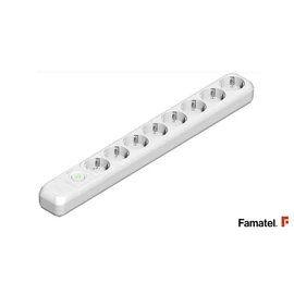 Földelt szerelhető elosztó nyolcas kapcsolóval 16A-250V