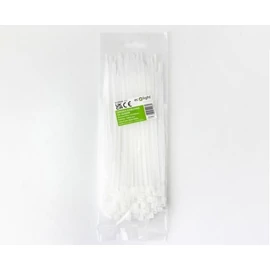 Kábelkötegelő 3,6x200 mm, fehér
