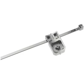 Basebrid TBBL lőhető kötegelő talp, 4,8x280 mm kábelkötegelővel, szürke