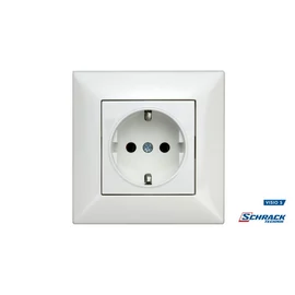 Schrack dugalj kerettel fehér - EV106101