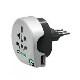 Q2 power Utazóadapter "World to Italy USB"