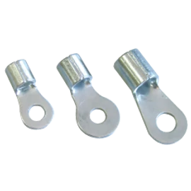 Szigeteletlen szemes saru, ónozott elektrolitréz 10mm2, M6, (d1=4,5mm, d2=6,4mm)