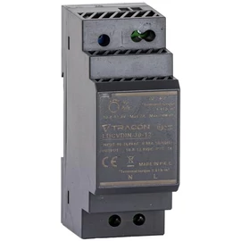 DIN sínre szerelhető tápegység szabályozható DC kimenettel 2A 24W DC12V