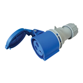 Ipari csatlakozóaljzat, 32A 2P+E - fokozott védelemmel