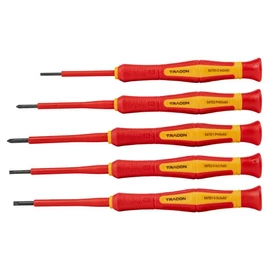 Tracon 1000 V-ra szigetelt precíziós csavarhúzó szett