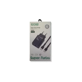 Gyorstöltő (adapter+ kábel), 60W, Type C + C