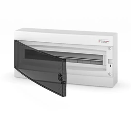 FK kiselosztó, C sorozat, 1x24 modulos, átlátszó ajtó, 1soros