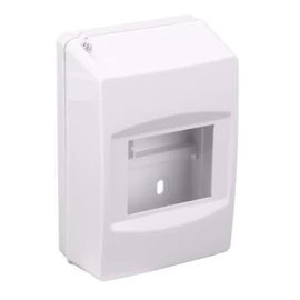 Falon kívüli elosztódoboz, ajtó nélkül, 1×4 modul, IP40