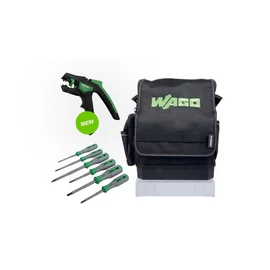 WAGO Szerszámtáska SET-1 (VDE csavarhúzó készlettel+vezetékcsupaszolóval) 60609982