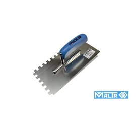 MaltR fogazott simító 270*128mm, 10mm fogakkal, fa markolattal