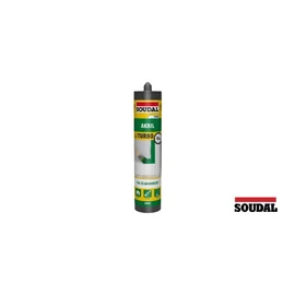Soudal Turbo Akril tömítő 280ml, fehér, beltér, 10min