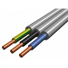 Mmcu 3x1,5 fehér tömör 300/500V MMfalCU - 6 méteres darab