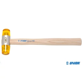 Műanyag kalapács D27 mm, 0,245 kg sárga