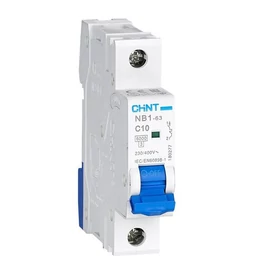 Kismegszakító - Circut breaker 6kA 1P D karakterisztika 02A NB1-63 971389