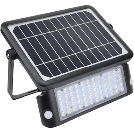 Napelemes LED reflektor mozgásérzékelővel 8m 10W 1080lm