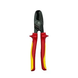 Szaicz Kábelvágó olló, szigetelt 1000 V, Barnított m. nyél, 2K PVC, 200