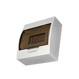 Kiselosztó fk. 8M (1x8M) átlátszó AJTÓ IP40 PE+N-el Dab (20db/karton) FREDER