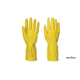 A800 - Háztartási latex kesztyű - sárga