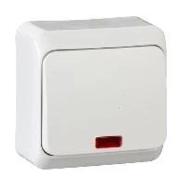 prima kapcsoló fehér ip20 egypólusú