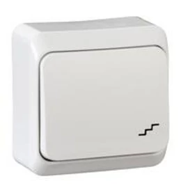 Prima Falon kívüli 106 (váltó) kapcsoló Lépcsőjeles IP20 Fehér