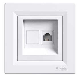 Asfora 1xRJ11 (Telefon) aljzat Fehér