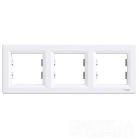 Asfora 3-as keret Vízszintes Fehér