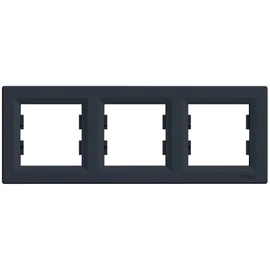 Asfora 3-as keret Vízszintes Antracit