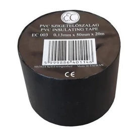 Szigetelőszalag 50 x 20m-es Fekete (100db/karton)
