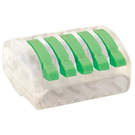 TRACON - Wago oldható Vezetékösszekötő 5X0,75mm2 – 4mm2 átl. 40db/doboz TRACON