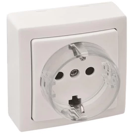 Falon kívüli csatlakozóaljzat 1*16A/250VAC, IP20